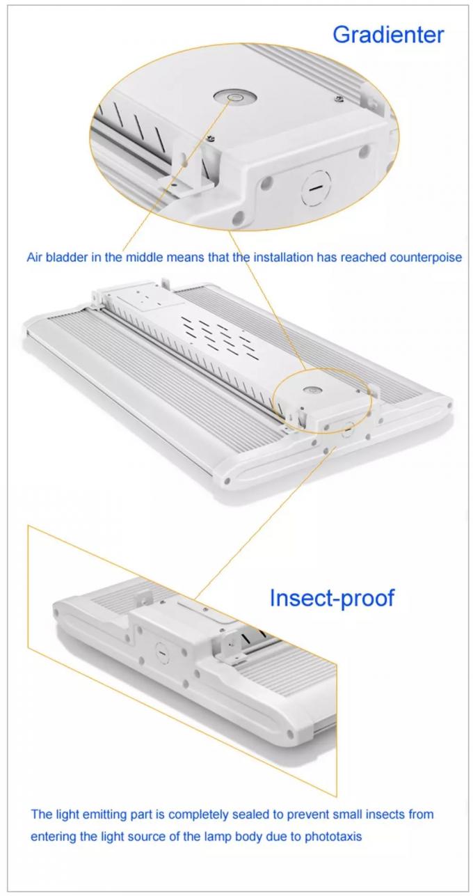 2ft 220w led high bay white  Linear LED High Bay Light  , warehouse high bay, ,suspended linear led highbay light